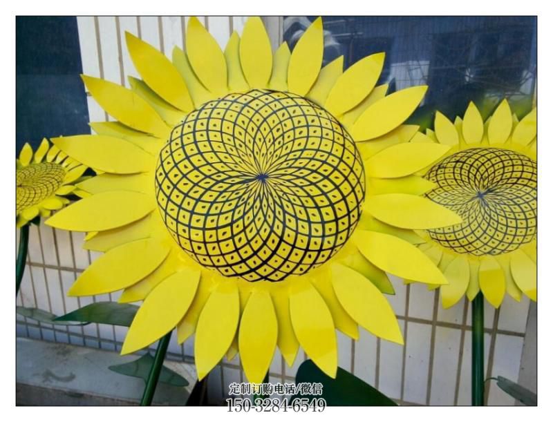 嘉兴抽象花篮雕塑展品，小区雕塑，葵花花篮雕塑工程制作精选