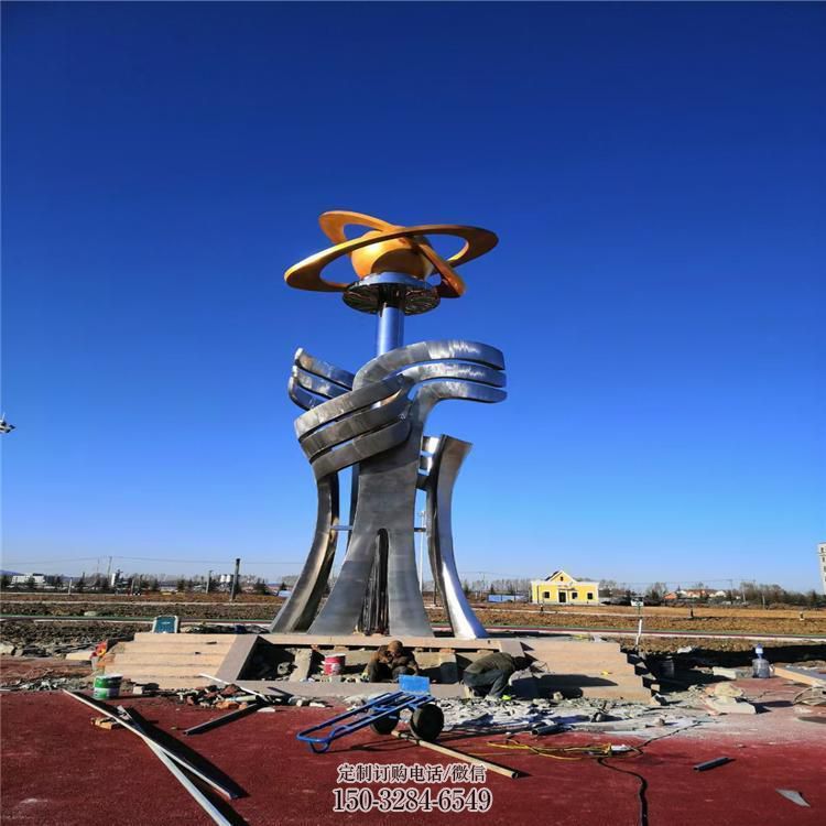 拱墅精神堡垒雕塑 仿真景观标牌雕塑 烤漆标识雕塑 拱墅精神堡垒雕塑 仿真景观标牌雕塑 烤漆标识雕塑